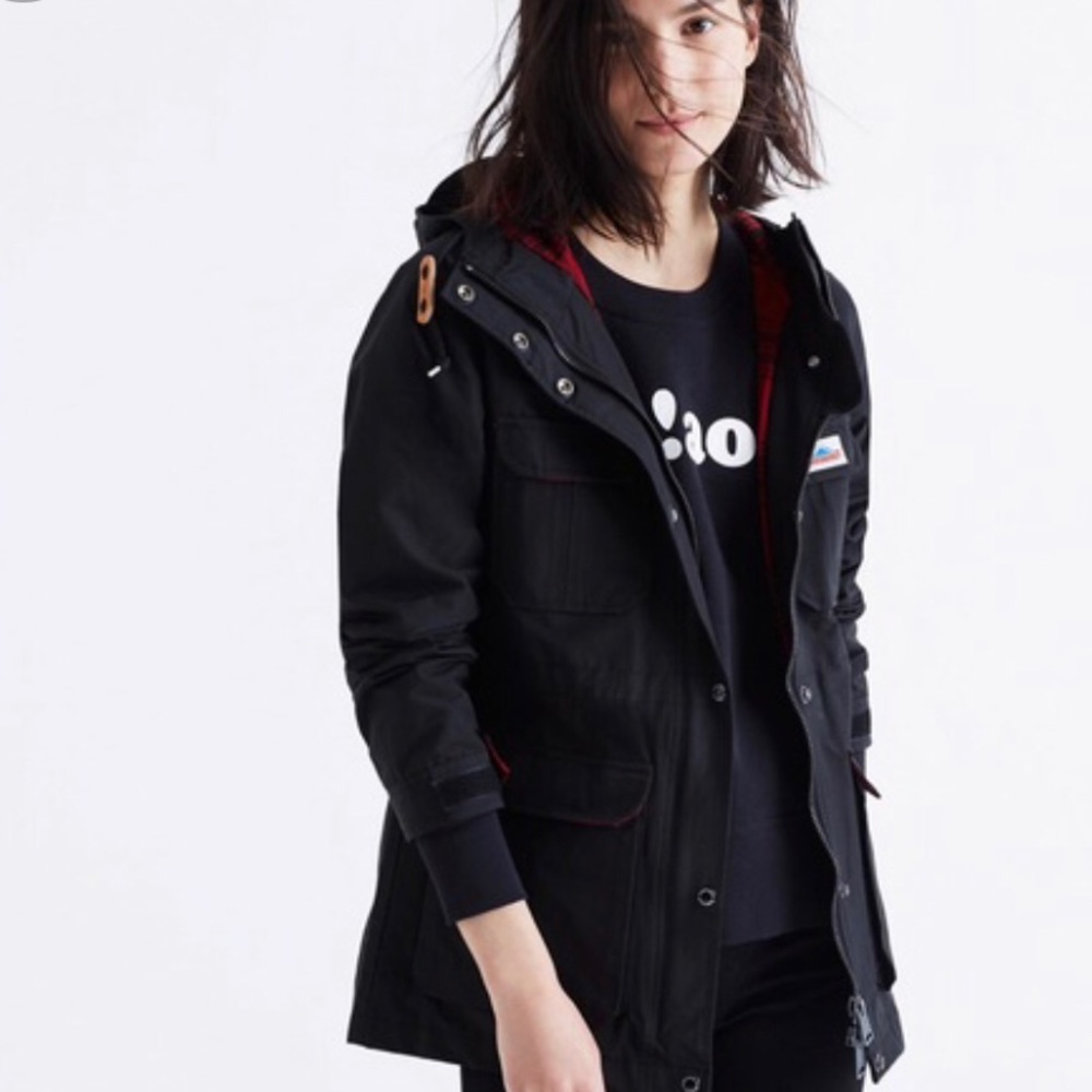 Penfield Black Raincoat